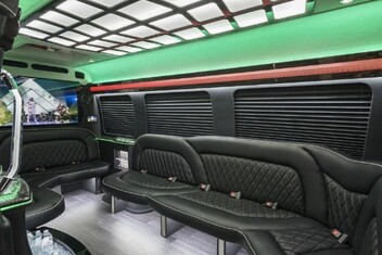 Mesquite Sprinter Party Bus Interior