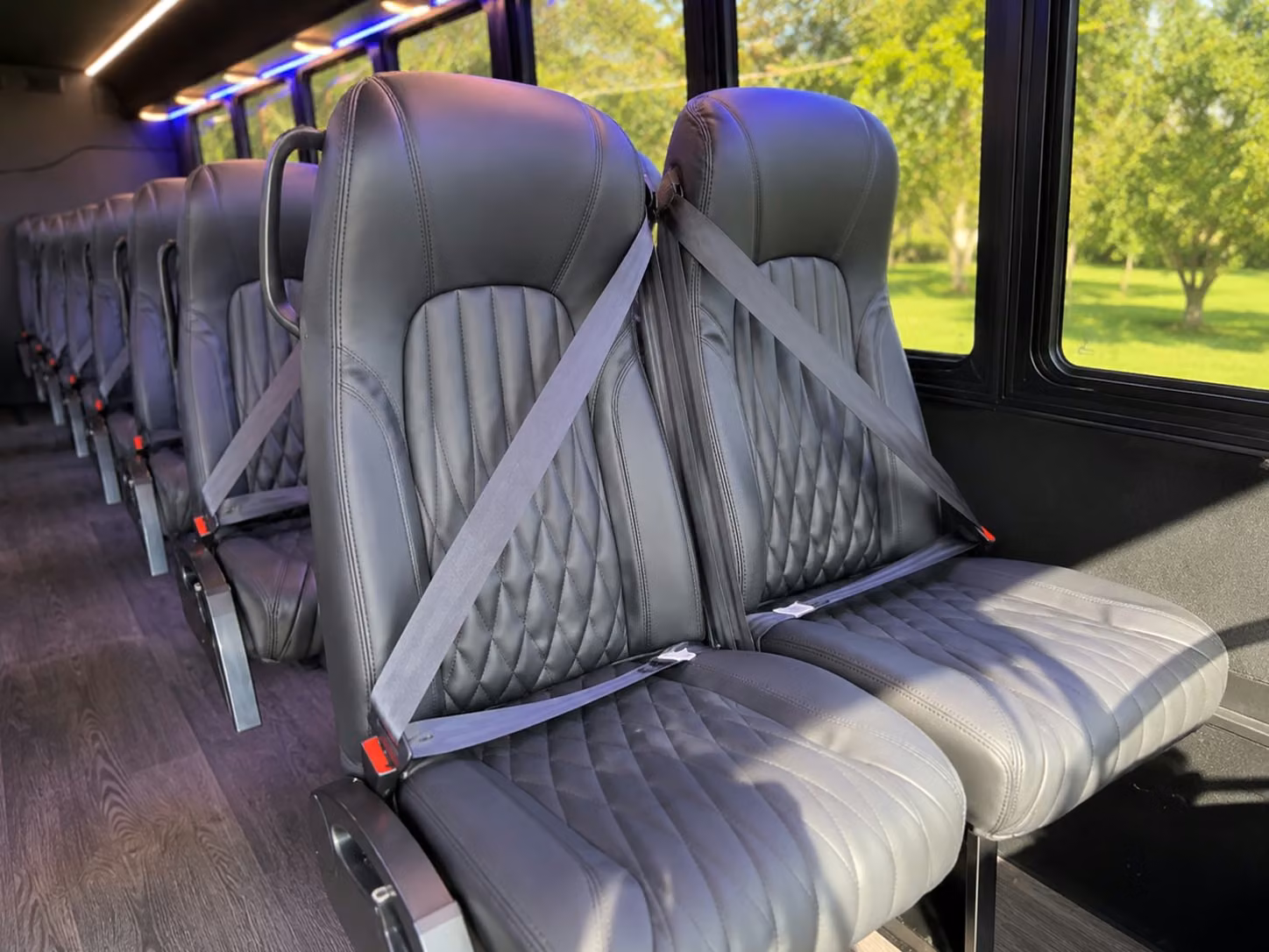 20 passenger minibus inside