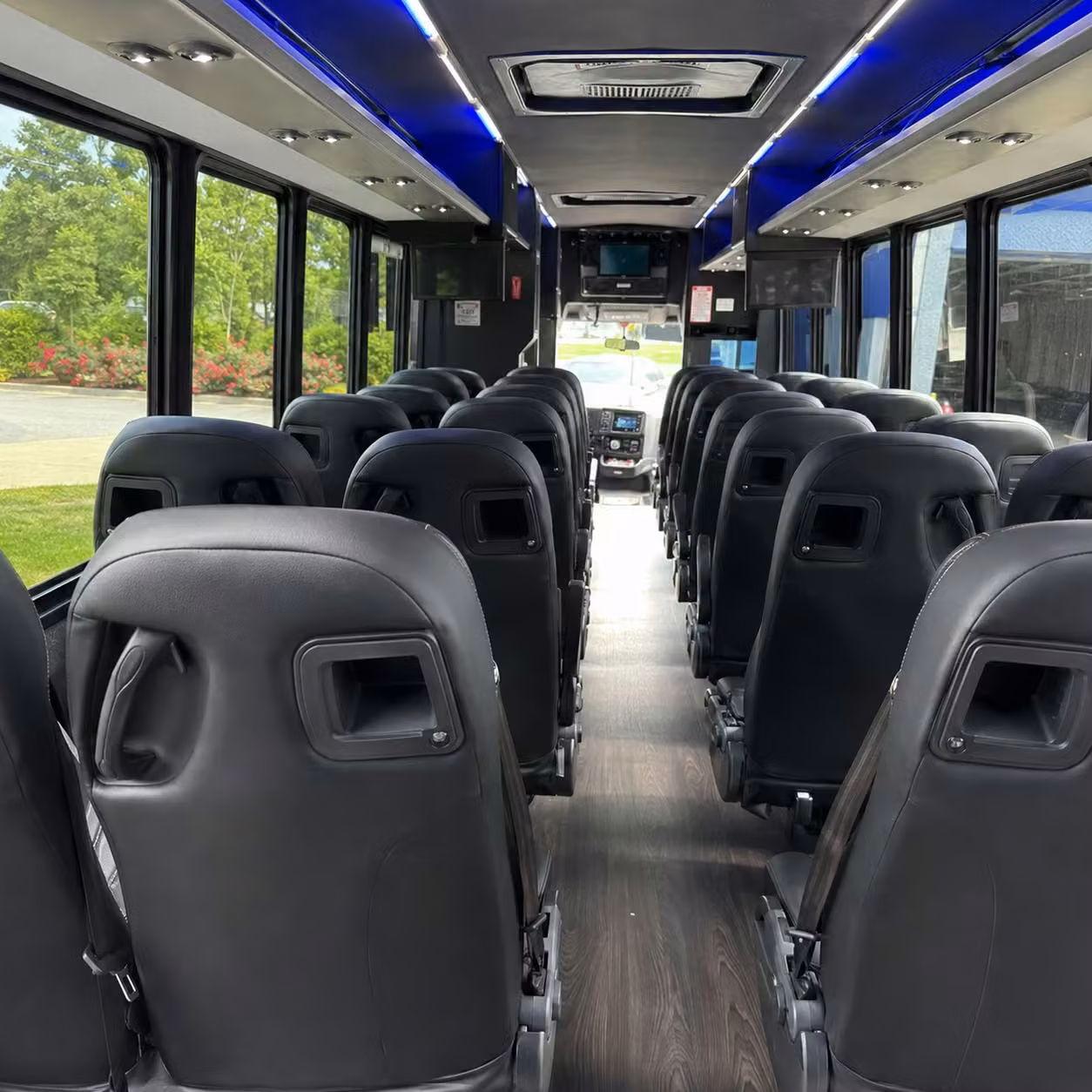 25 passenger minibus inside