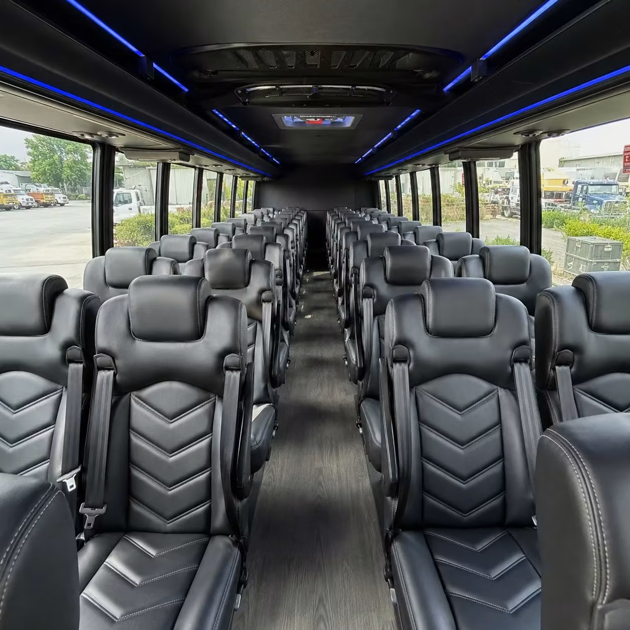 25 passenger minibus interior