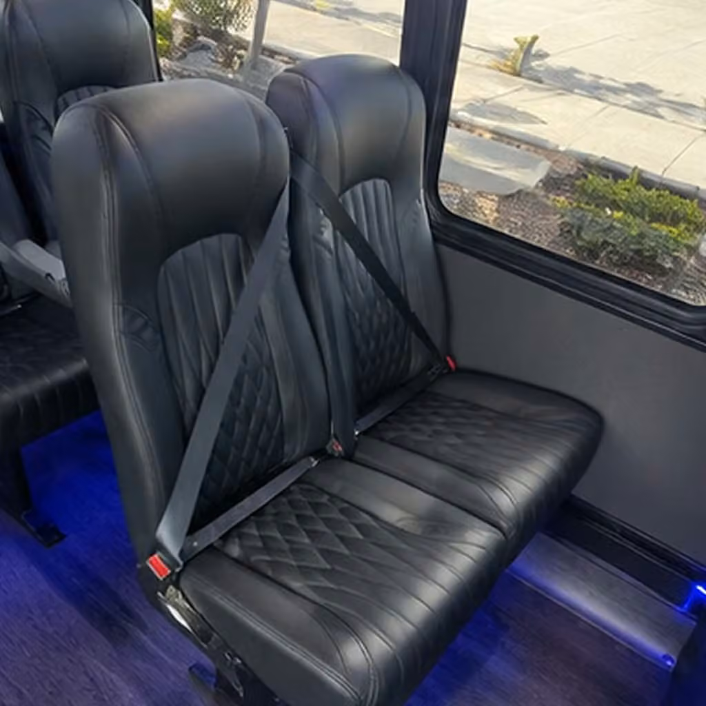 35 passenger minibus interior