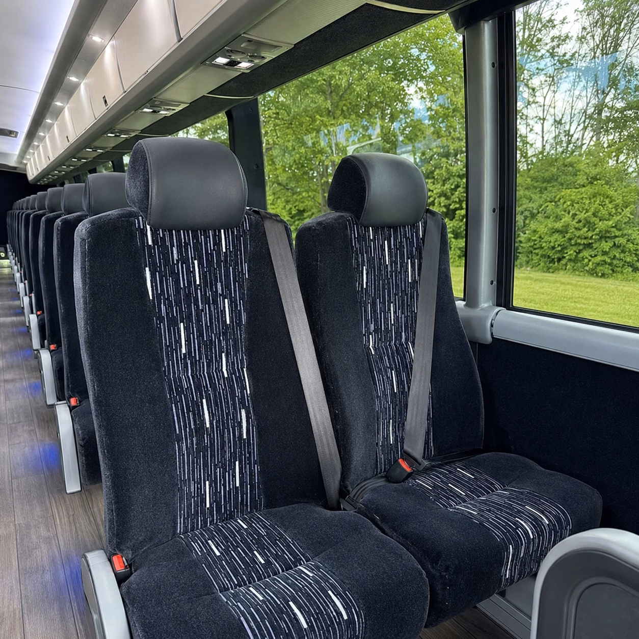 mesquite charter bus interior