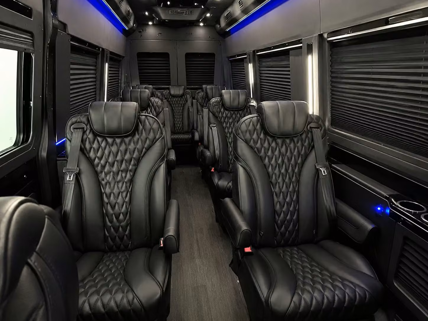 sprinter van with driver inside